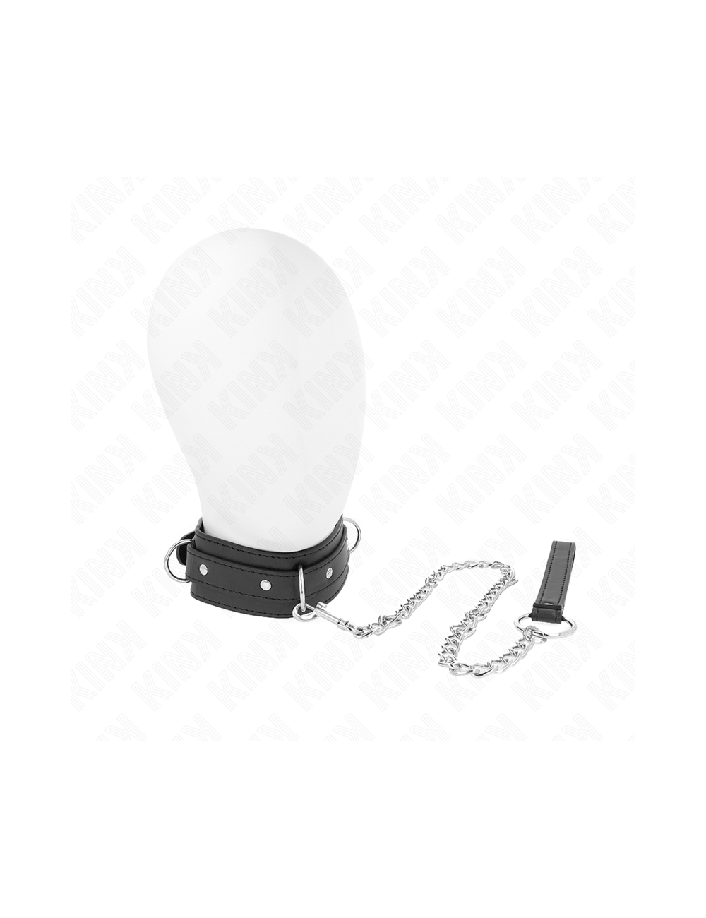 KINK - NECKLACE WITH LEASH 65 CM 3 RING MODEL 1 ADJUSTABLE 38-49 CM X 5 CM