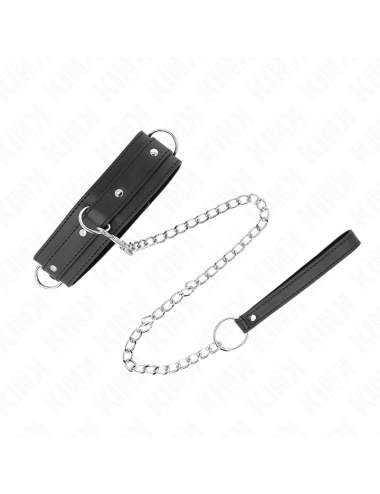 KINK - NECKLACE WITH LEASH 65 CM 3 RING MODEL 1 ADJUSTABLE 38-49 CM X 5 CM