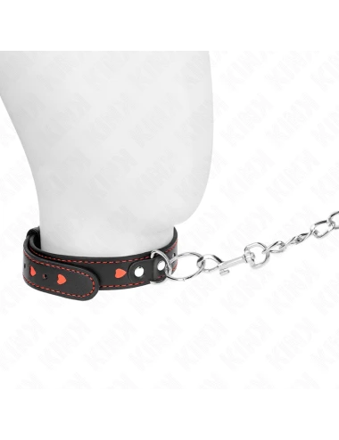 KINK - NECKLACE WITH STRAP 65 CM HEART DETAILS 52.5 X 2.5 CM