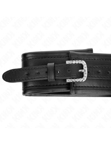 KINK - NECKLACE WITH SHINY BUCKLE STRAP 65 CM 48.5 CM X 5.3 CM