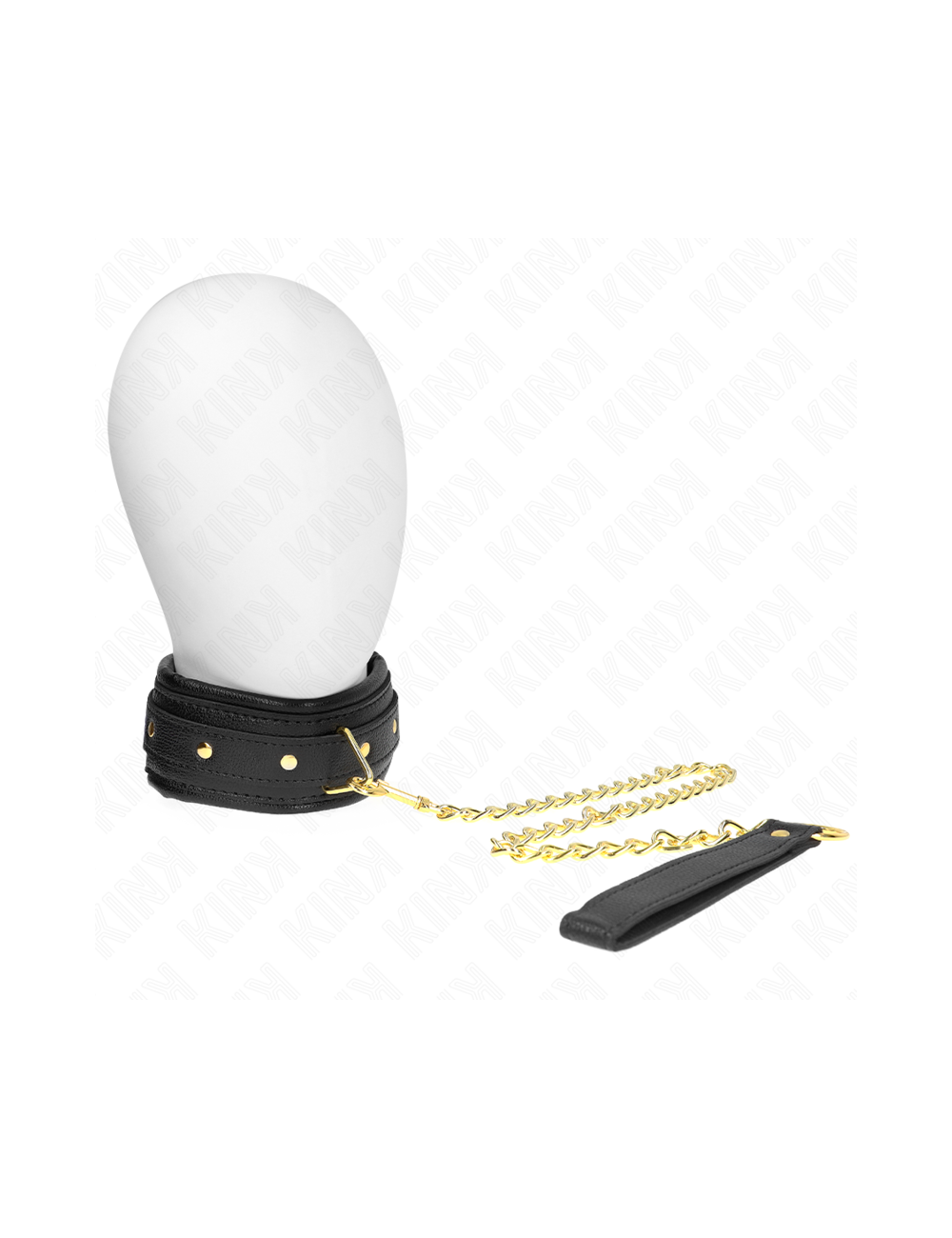 KINK - NECKLACE WITH SPONGE IMITATION LEATHER STRAP MODEL 1 ADJUSTABLE 37-54 CM X 3 CM