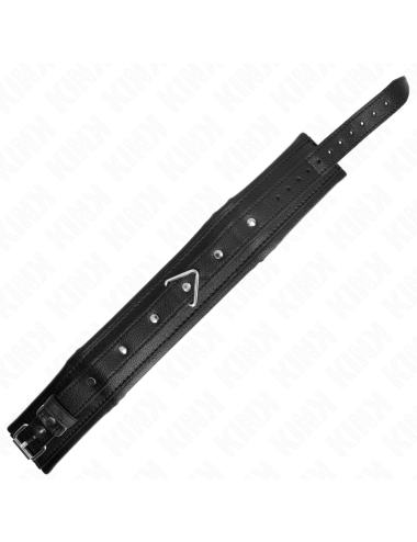KINK - NECKLACE WITH SPONGE IMITATION LEATHER STRAP MODEL 1 ADJUSTABLE 37-54 CM X 3 CM