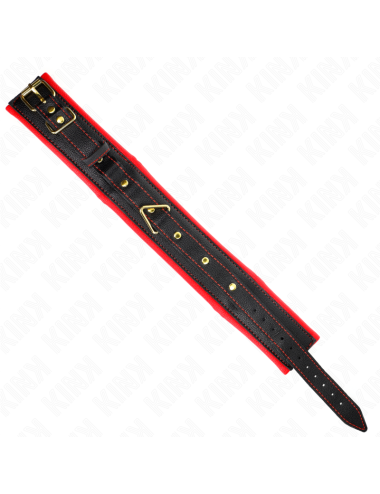 KINK - NECKLACE WITH SPONGE IMITATION LEATHER STRAP MODEL 2 ADJUSTABLE 37-54 CM X 3 CM
