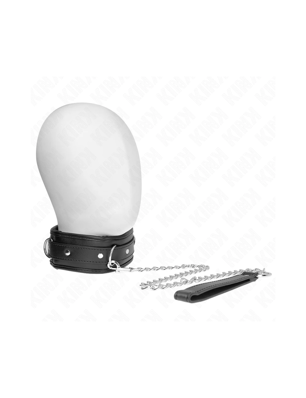 KINK - NECKLACE WITH SPONGE IMITATION LEATHER STRAP MODEL 3 ADJUSTABLE 37-54 CM X 3 CM