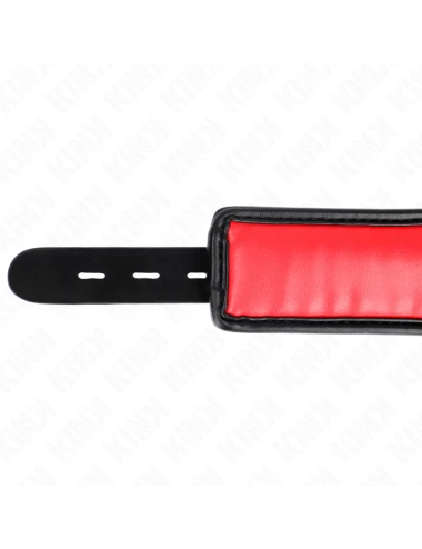KINK - NECKLACE WITH SPONGE IMITATION LEATHER STRAP MODEL 3 ADJUSTABLE 37-54 CM X 3 CM