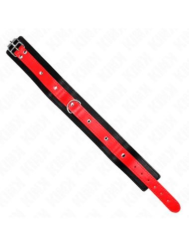 KINK - NECKLACE WITH RED STRAP 65 CM AJUSTABLE 36-43 CM X 5 CM