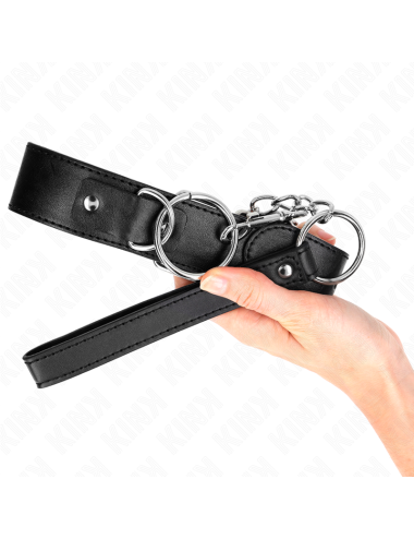 KINK - BASIC MODEL COLLAR WITH LEASH MODEL 4 ADJUSTABLE 36-43 CM