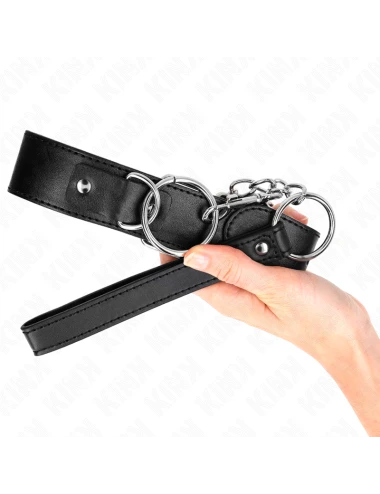 KINK - BASIC MODEL COLLAR WITH LEASH MODEL 4 ADJUSTABLE 36-43 CM