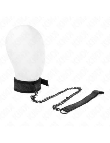 KINK - BASIC MODEL COLLAR WITH LEASH 77 CM MODEL 5 AJUSTABLE 34-54 CM X 5 CM