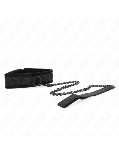 KINK - BASIC MODEL COLLAR WITH LEASH 77 CM MODEL 5 AJUSTABLE 34-54 CM X 5 CM