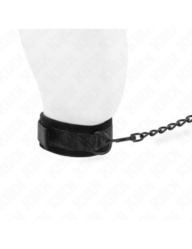 KINK - BASIC MODEL COLLAR WITH LEASH 77 CM MODEL 5 AJUSTABLE 34-54 CM X 5 CM