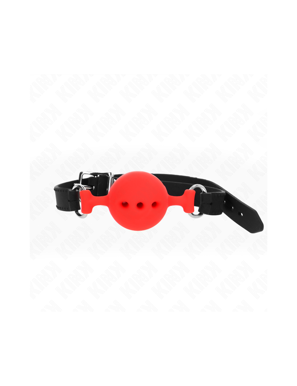 KINK - FULL SILICONE GAG 55 x 2 CM WITH 4.5 CM BALL SIZE M RED ADJUSTABLE 35-51 CM KINK - FULL SILICONE GAG 55 x 2 CM WITH 4.5 CM BALL SIZE M RED ADJUSTABLE 35-51 CM