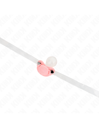 KINK - PINK PACIFIER SHAPED GAG 5.5 x 4 CM ADJUSTABLE 43-60 CM