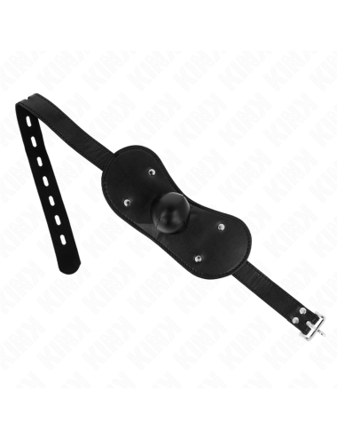 KINK - BALL GAG MOUTH MASK WITH LOCK ADJUSTABLE 42-60 CM