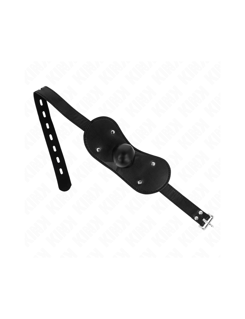 KINK - BALL GAG MOUTH MASK WITH LOCK ADJUSTABLE 42-60 CM