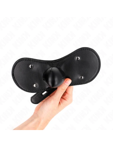 KINK - BALL GAG MOUTH MASK WITH LOCK ADJUSTABLE 42-60 CM