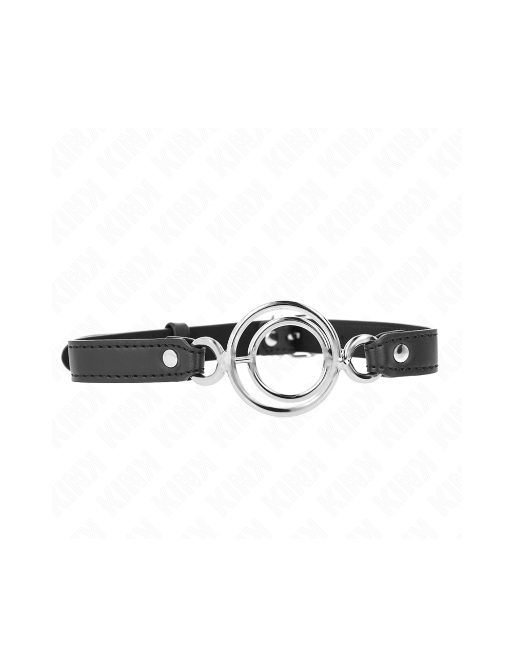 KINK - GAG WITH MULTIPLE O-RINGS 5 CM BLACK 63 X 2.5 CM