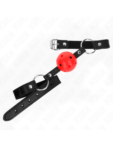 KINK - HOLLOW HARD RED BALL 4.5 CM GAG MODEL 1 63.5 X 2 CM