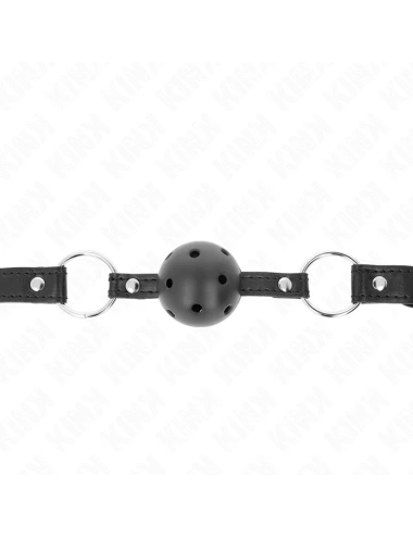 KINK - HOLLOW HARD BLACK BALL 4.5 CM GAG MODEL 1 63.5 X 2 CM