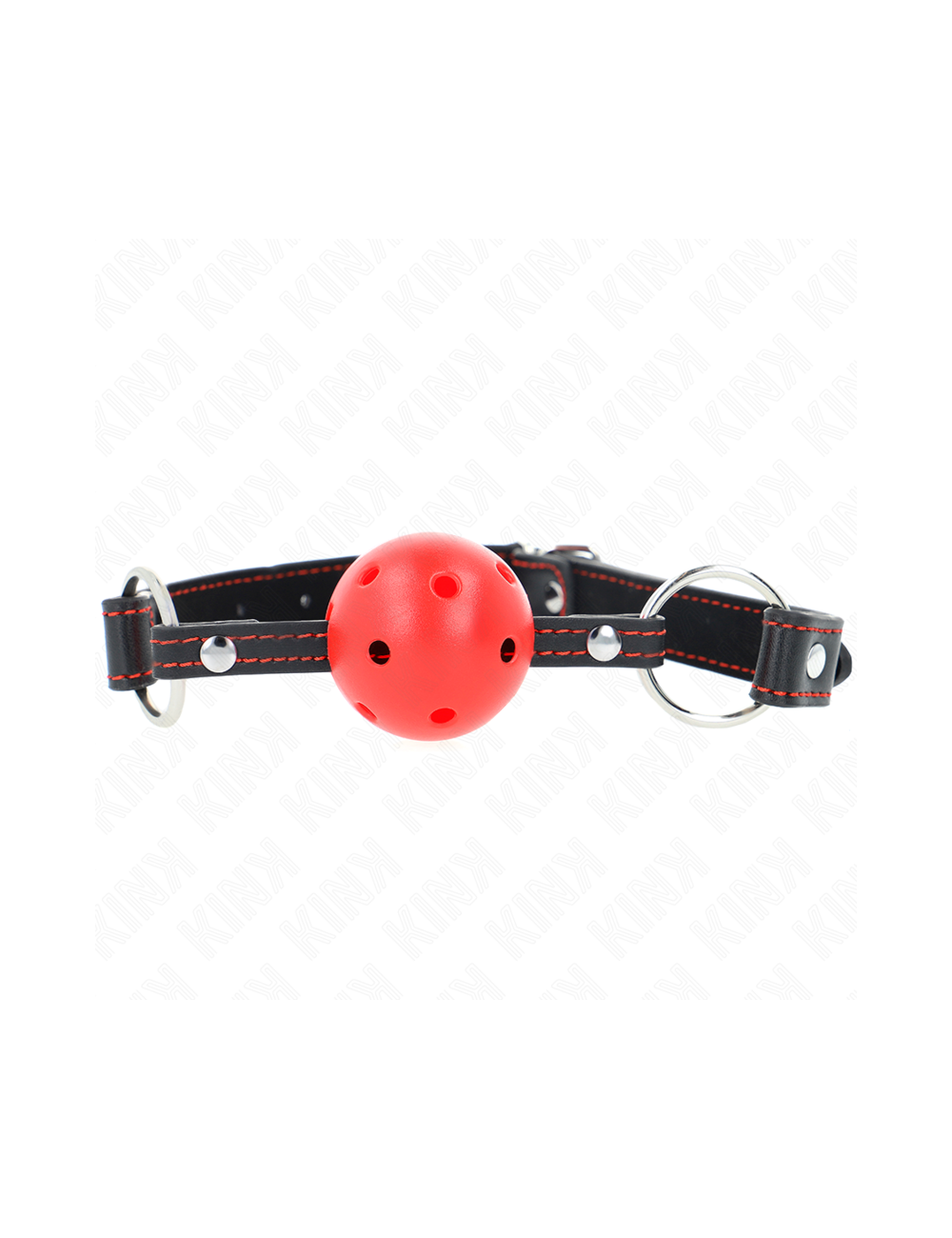 KINK - HOLLOW HARD RED BALL GAG MODEL 2 65 x 2.5 CM