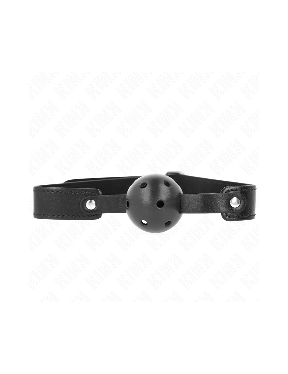 KINK - BLACK BREATHABLE BALL 4.5 CM GAG 65 x 2.5 CM