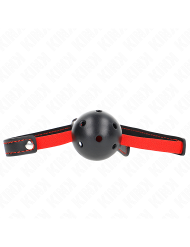 KINK - HOLLOW HARD MOUTH 4.5 CM GAG WITH ELASTIC BELT 56 x 1.5 CM