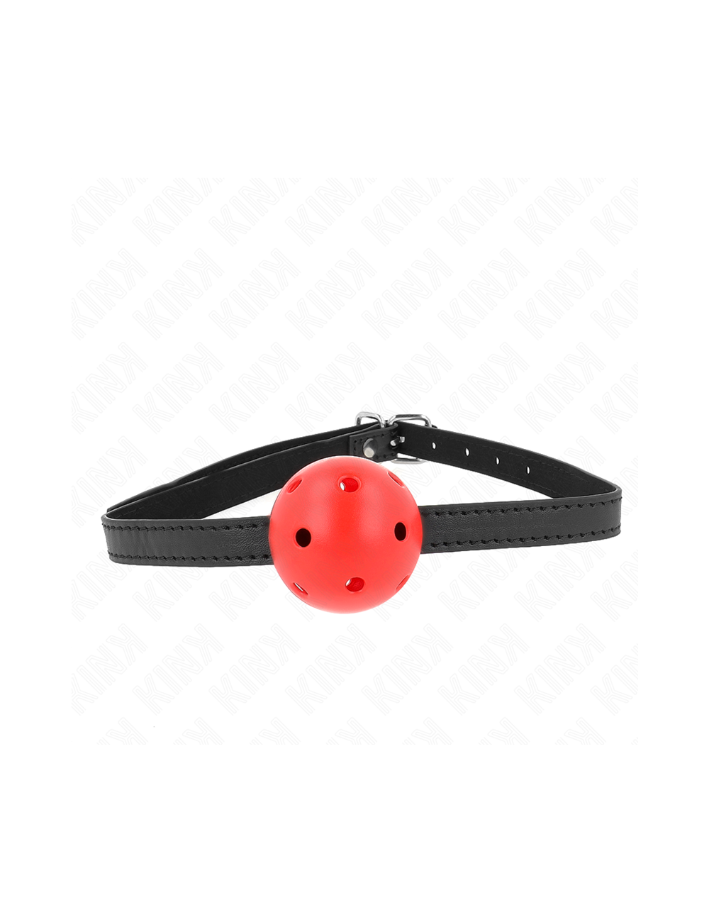 KINK - SIMPLICITY RED BREATHABLE 4.5 CM BALL GAG 62 x 1.5 CM