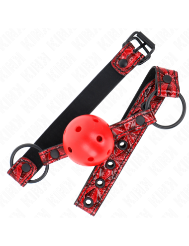 KINK - DIAMOND PATTERN BALL 4.5 CM GAG MODEL 1 64.5 CM ADJUSTABLE 42-60 CM