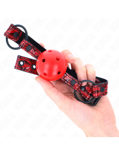 KINK - DIAMOND PATTERN BALL 4.5 CM GAG MODEL 1 64.5 CM ADJUSTABLE 42-60 CM