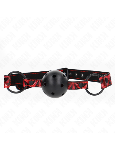 KINK - DIAMOND PATTERN BALL 4.5 CM GAG MODEL 2 64.5 CM ADJUSTABLE 42-60 CM