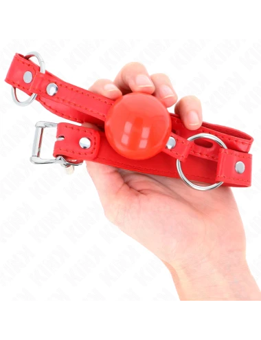 KINK - TPE BALL 4 CM GAG WITH ROJO LOCK 60 x 2 CM