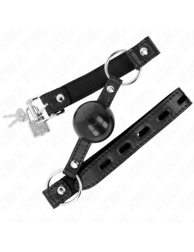 KINK - BLACK TPE BALL 4 CM GAG 60 x 2 CM