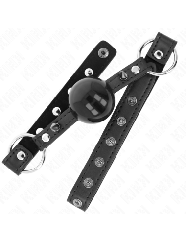 KINK - BALL 4 CM GAG WITH TIP RIVET AND SNAP LOCK 65 x 2 CM