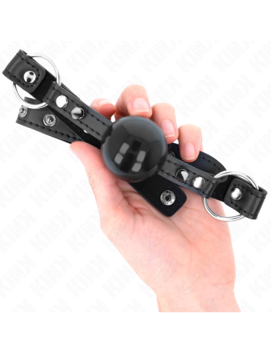 KINK - BALL 4 CM GAG WITH TIP RIVET AND SNAP LOCK 65 x 2 CM