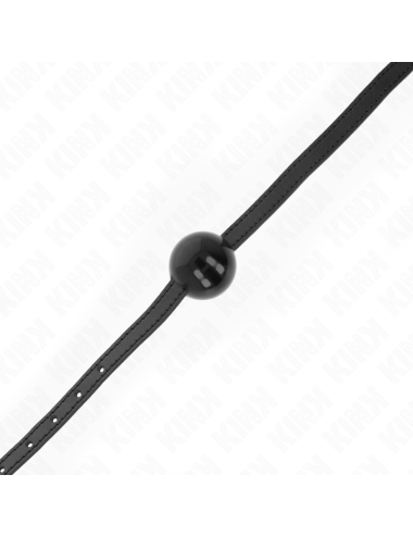 KINK - BLACK SINGLE SOLID BALL 4 CM GAG 65 x 1.5 CM