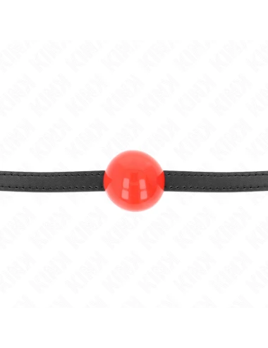 KINK - RED SINGLE SOLID BALL 4 CM GAG 65 x 1.5 CM