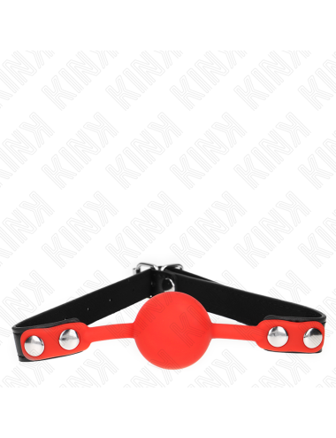 KINK - RED SILICONE BALL 4 CM GAG 60 x 2 CM