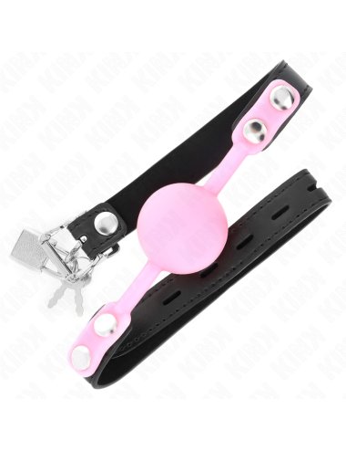KINK - LUMINOUS SILICONE BALL 4 CM GAG 60 x 2 CM