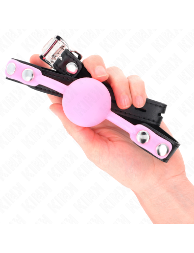 KINK - LUMINOUS SILICONE BALL 4 CM GAG 60 x 2 CM