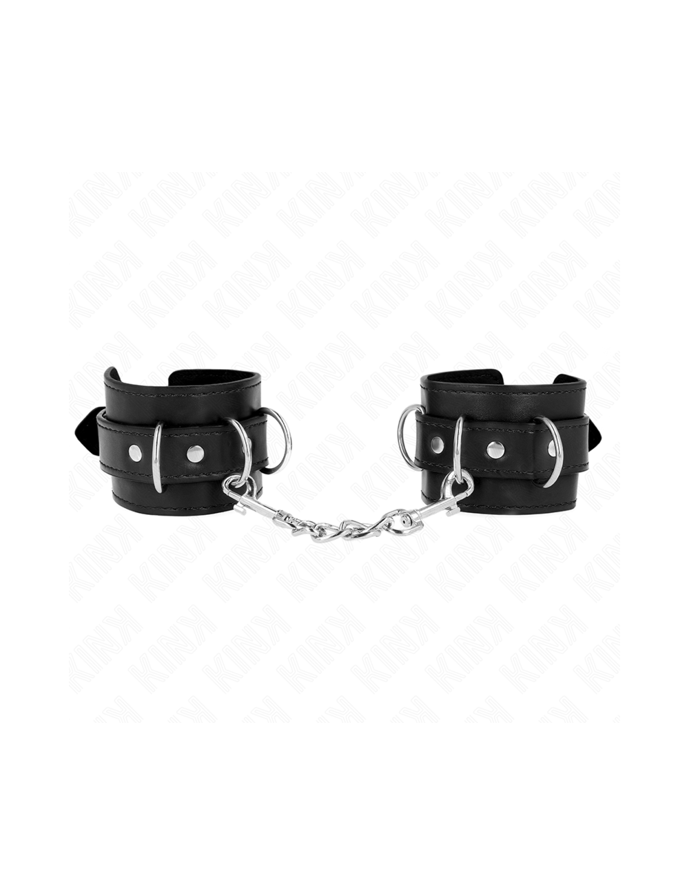 KINK - 3 D-RING WRIST RESTRAINTS ADJUSTABLE BLACK 17.5-25 CM X 6 CM