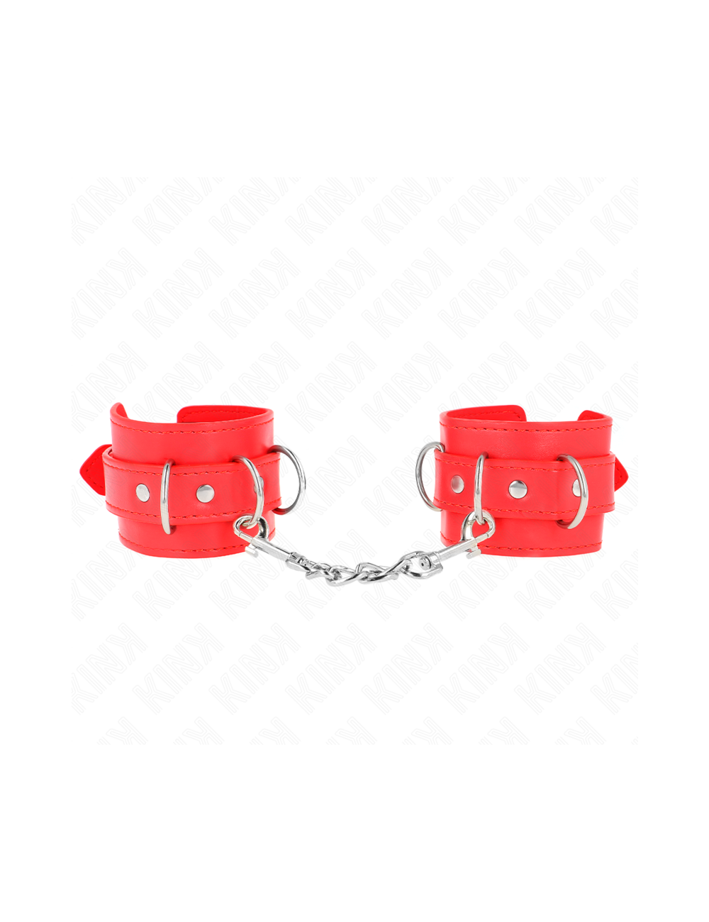 KINK - 3 D-RING WRIST RESTRAINTS ADJUSTABLE RED 17.5-25 CM X 6 CM