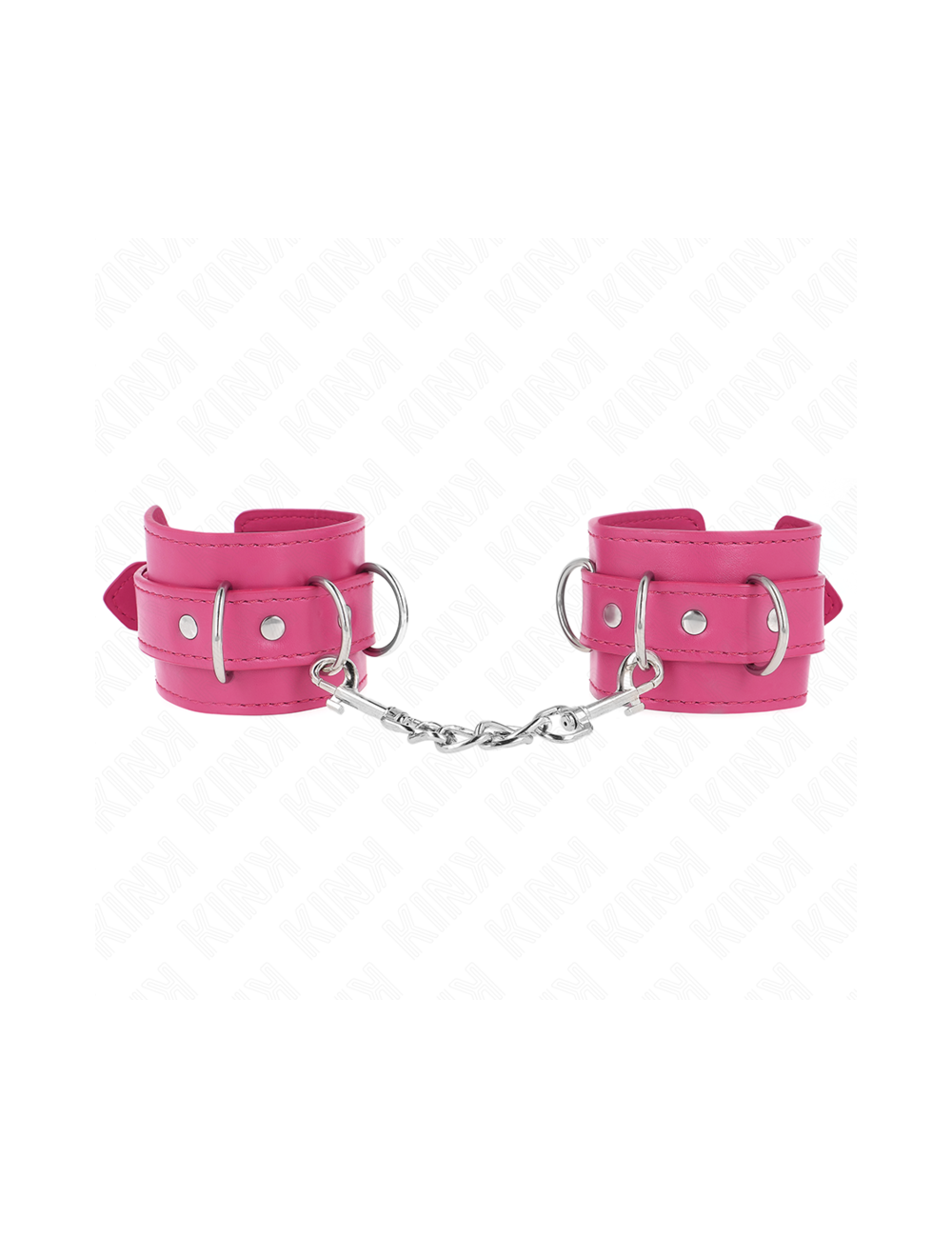 KINK - 3 D-RING WRIST RESTRAINTS ADJUSTABLE PINK 17.5-25 CM X 6 CM