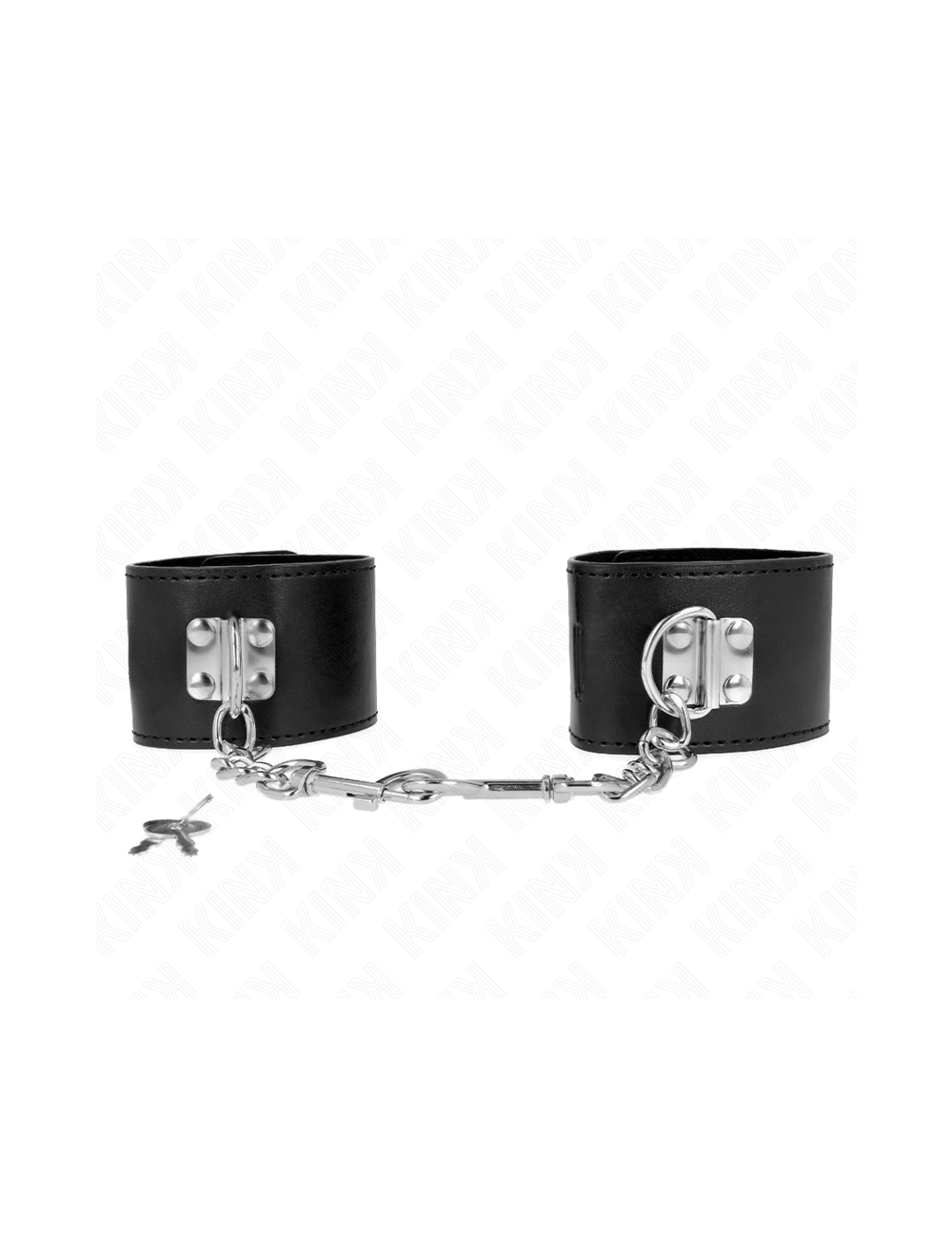 KINK - WRIST RESTRAINTS WITH PADLOCK CLOSURE BLACK ADJUSTABLE 16-23 CM X 5.5 CM