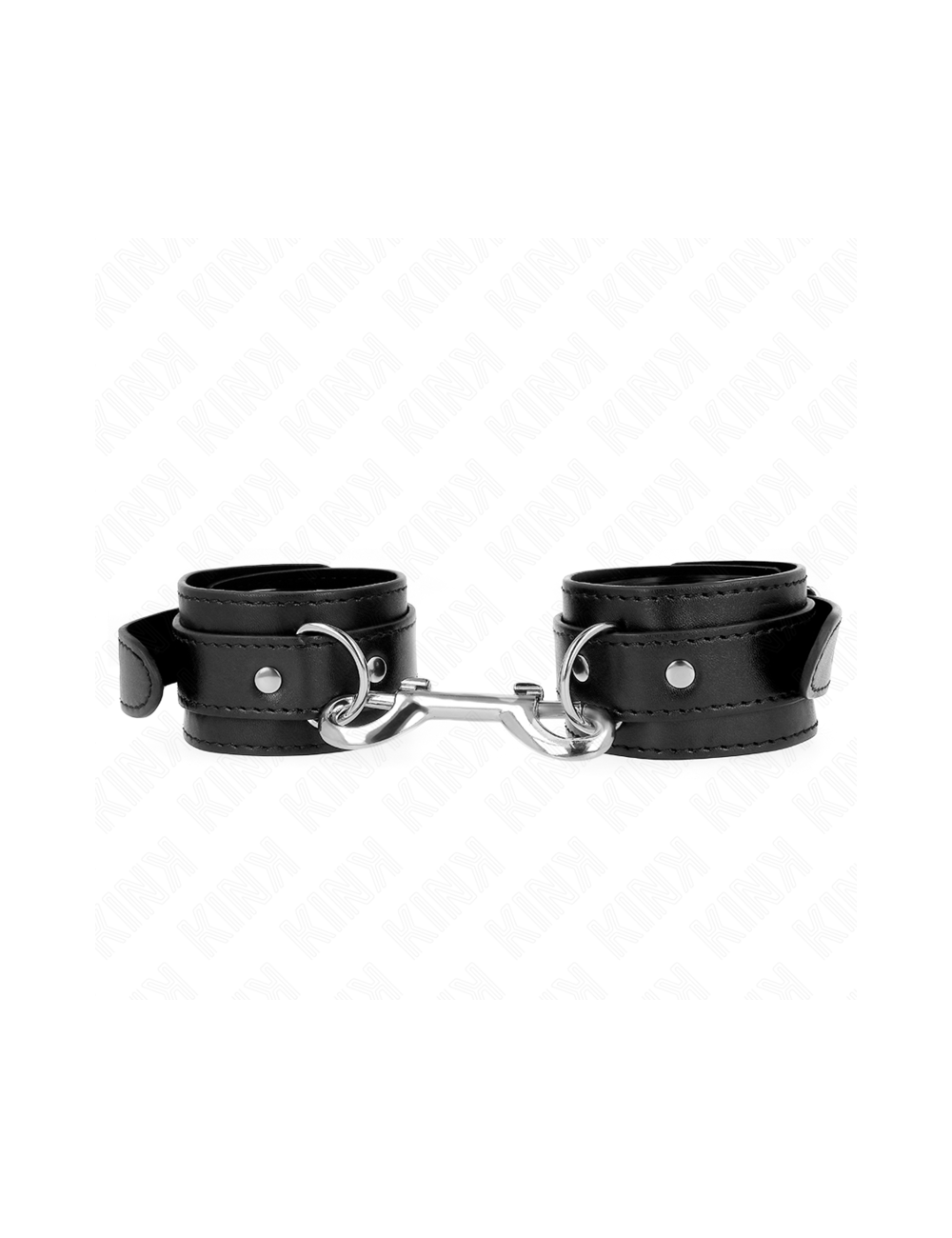 KINK - WRIST RESTRAINTS-SINGLE RIVET ROW BLACK ADJUSTABLE 17-28 CM X 5 CM
