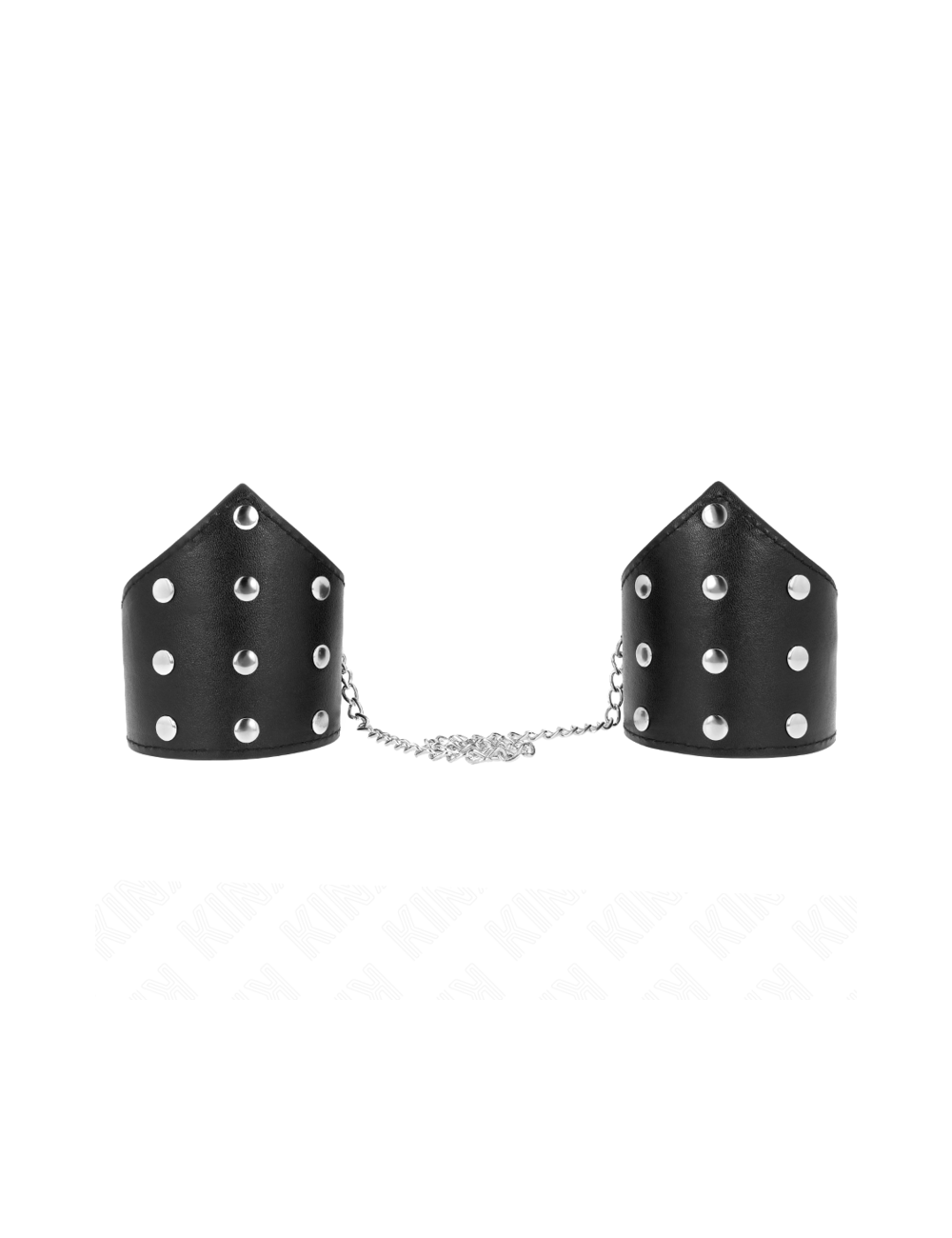 KINK - BLACK POINT STYLE WRISTBANDS WITH CHAIN ADJUSTABLE 17-23 CM X 8.5 CM
