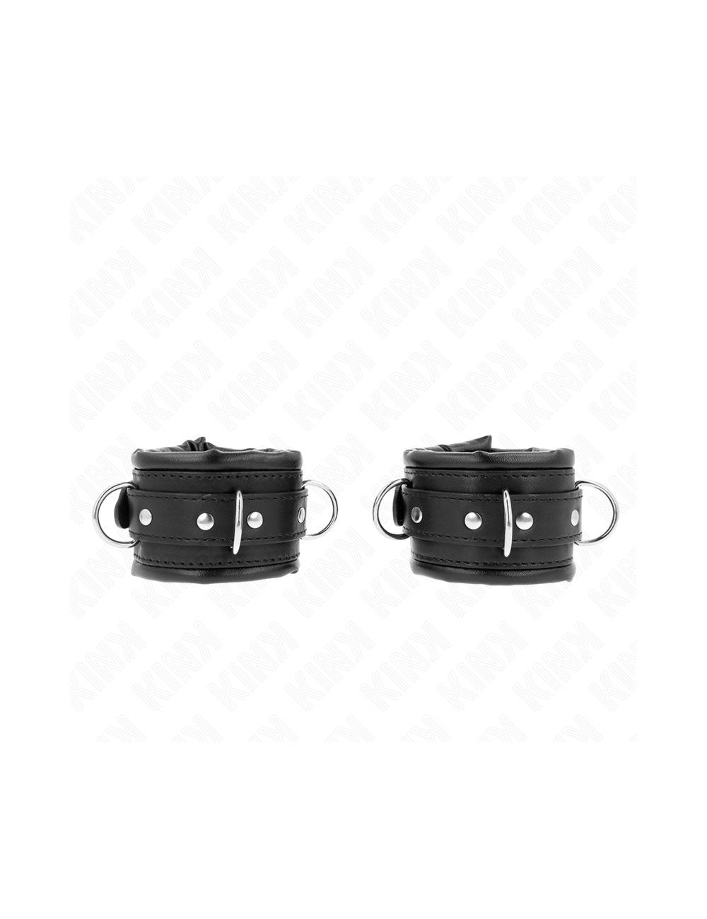 KINK - HEAVY WRIST RESTRAINTS WITH BLACK FUR LINED ADJUSTABLE 20-30 CM X 6 CM