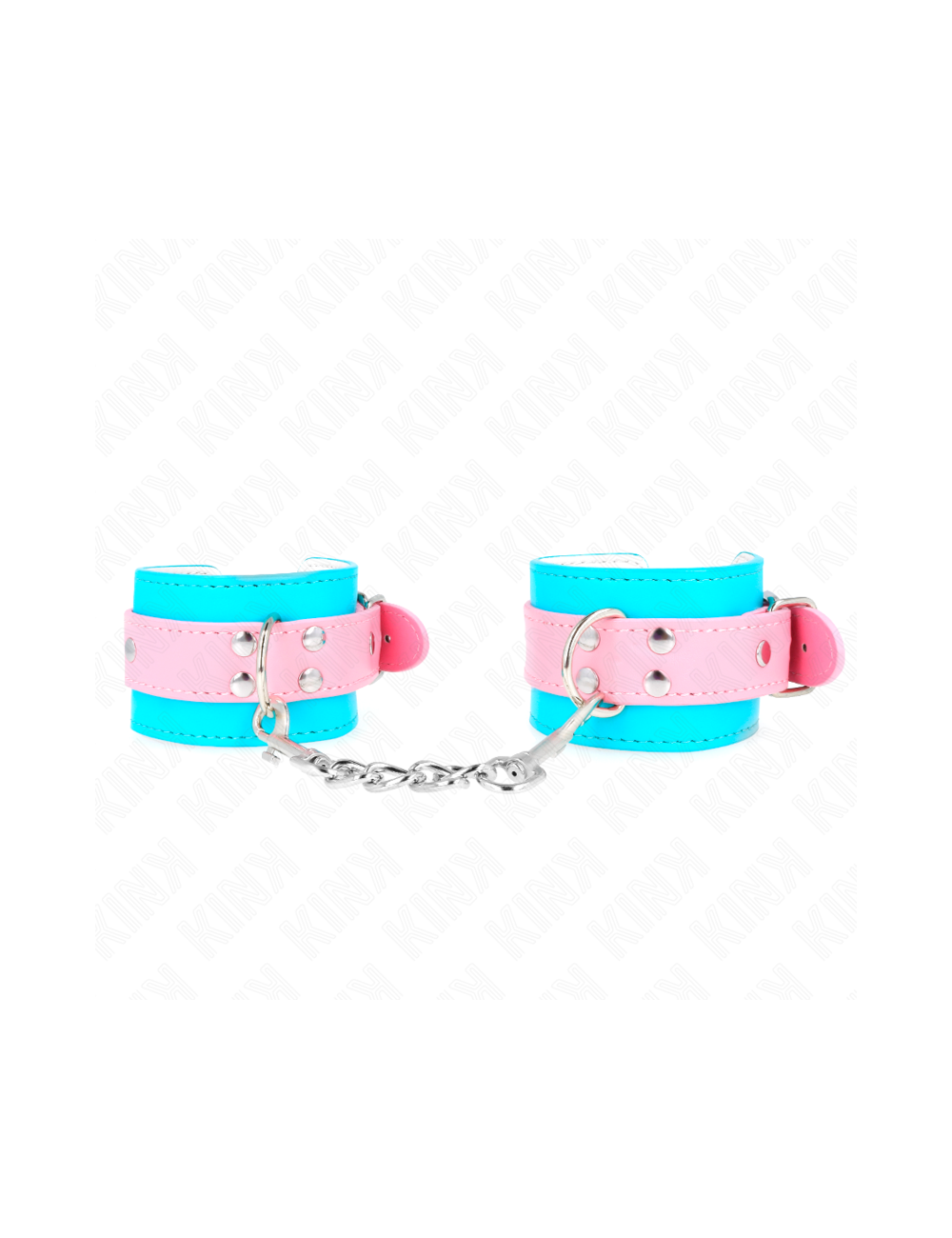 KINK - CUTE WRIST RESTRAINTS BLUE / PINK ADJUSTABLE 16-28 CM X 5 CM