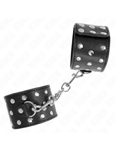 KINK - PUNK WRIST RESTRAINTS ADJUSTABLE 19-24 CM X 5.5 CM