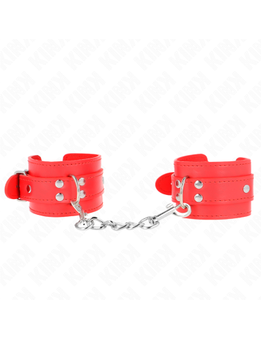 KINK - SIMPLE WRIST RESTRAINTS RED ADJUSTABLE 20-23 CM X 5.5 CM