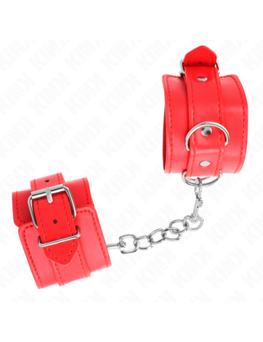 KINK - SIMPLE WRIST RESTRAINTS RED ADJUSTABLE 20-23 CM X 5.5 CM